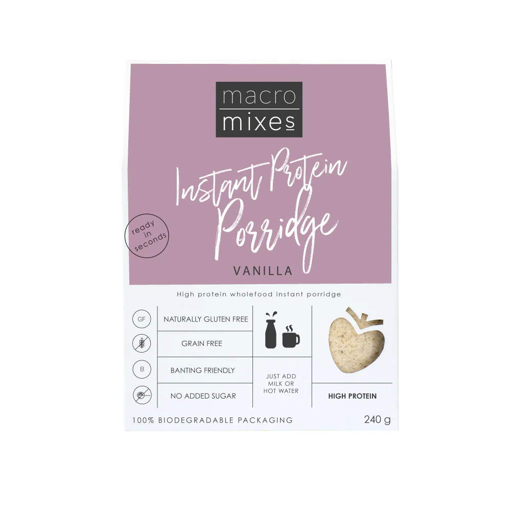 Macro Mixes - Porridge Instant Protein Vanilla 240g - Image 2