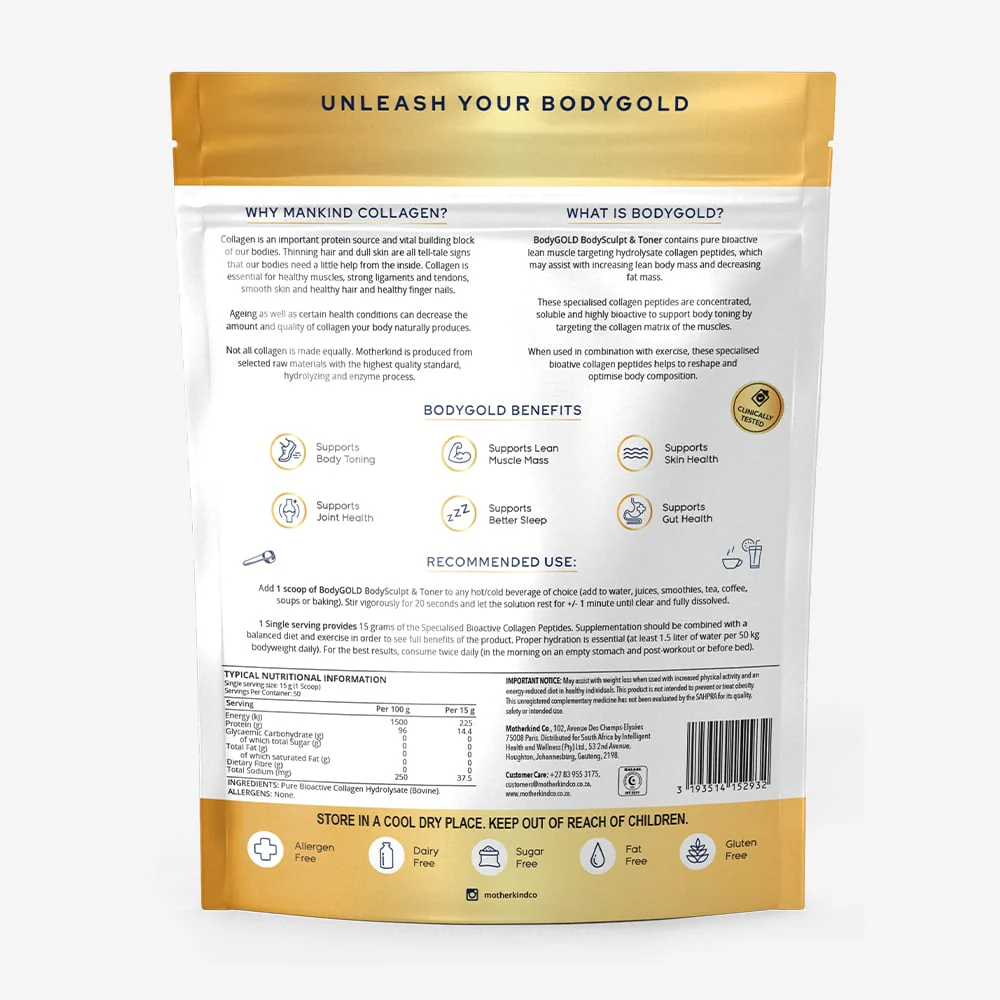 Mankind - Bodygold 750g - Image 2