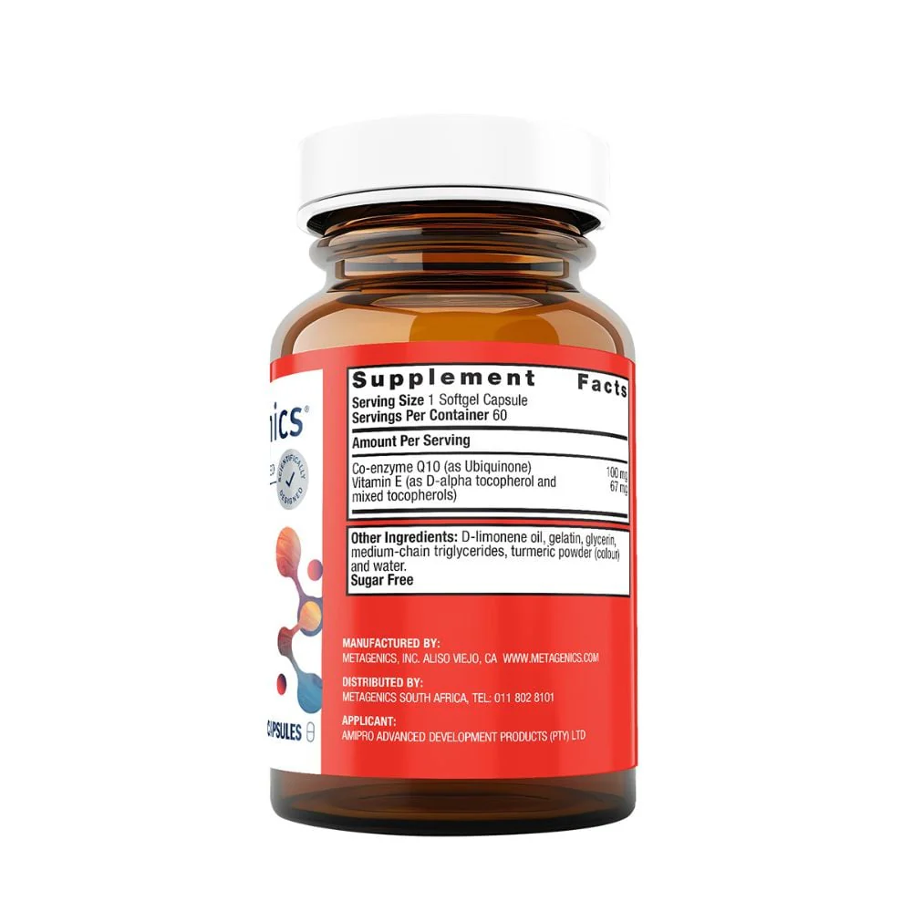 Metagenics - CoQ10 ST 100mg 60s - Image 2