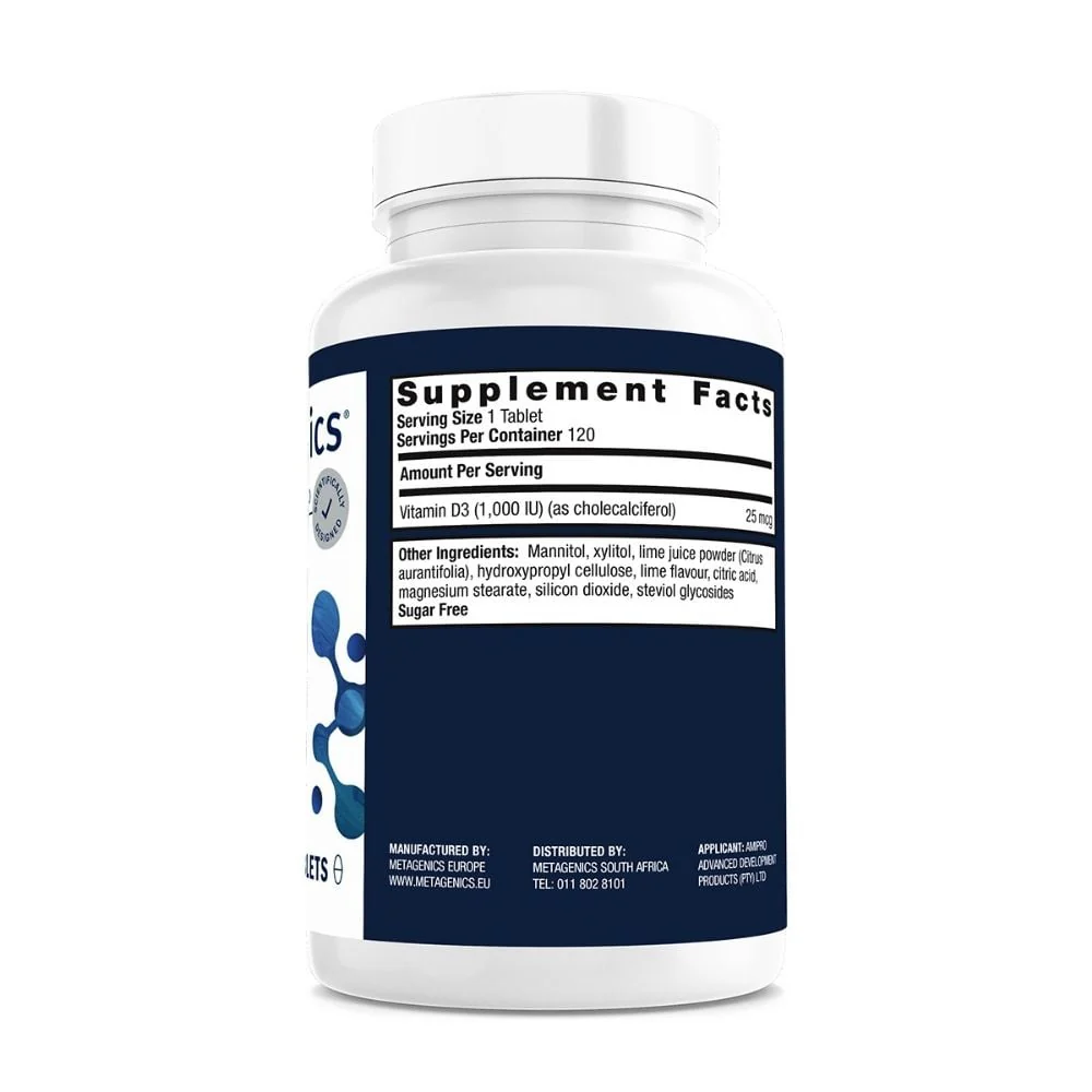 Metagenics - D3 1000 Tablets 120s - Image 3