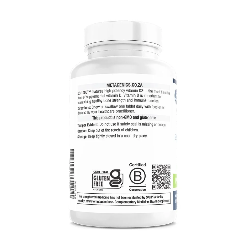 Metagenics - D3 1000 Tablets Promo Pack 150s - Image 3