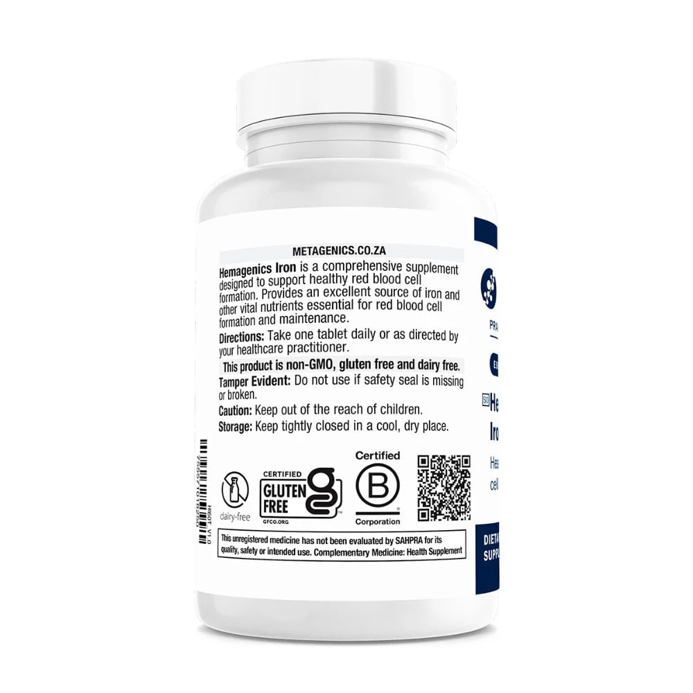Metagenics - Hemagenic Iron 60s - Image 2