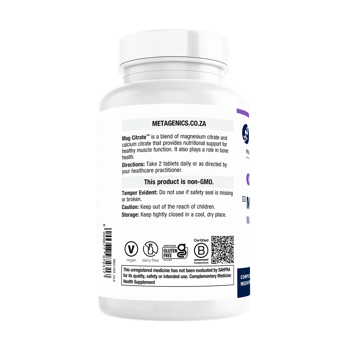 Metagenics - Mag Citrate 120s - Image 3