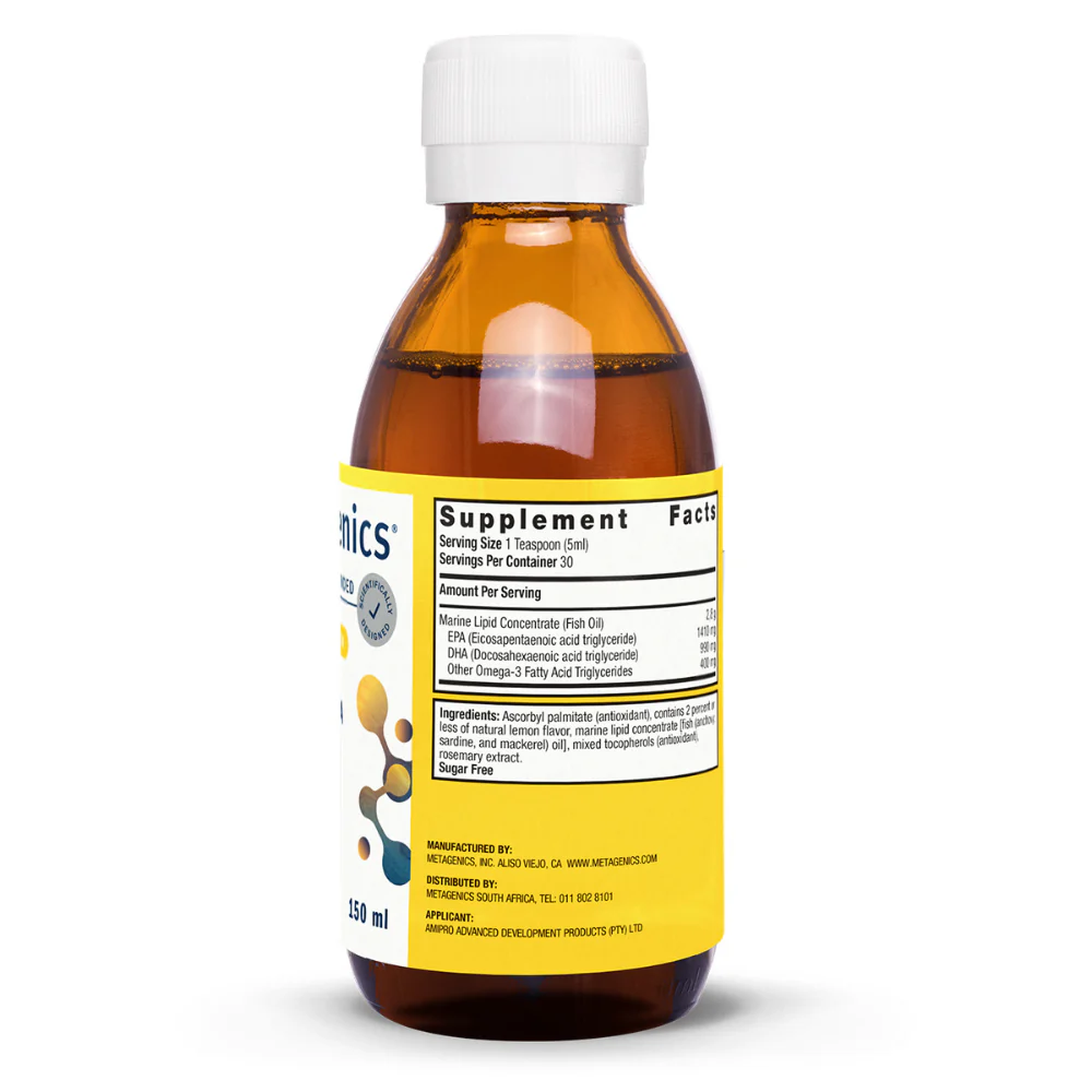 Metagenics - OmegaGenics Fish Oil EPA-DHA 2400 150ml - Image 2