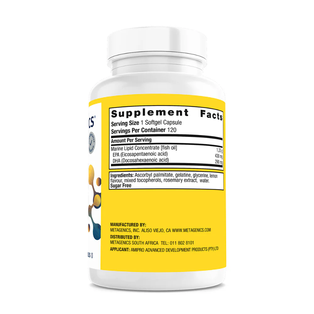 Metagenics - OmegaGenics Fish Oil EPA-DHA 720mg 120s - Image 2