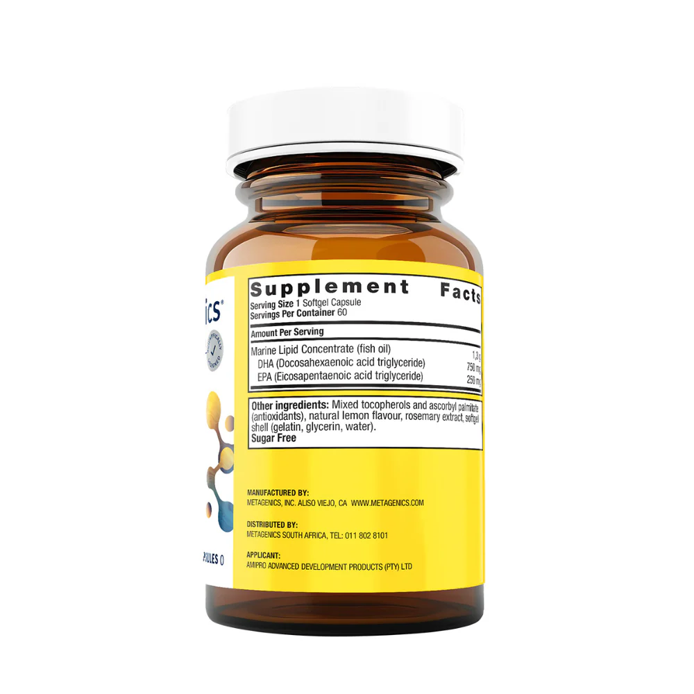 Metagenics - OmegaGenics Fish Oil Neuro 1000mg 60s - Image 2
