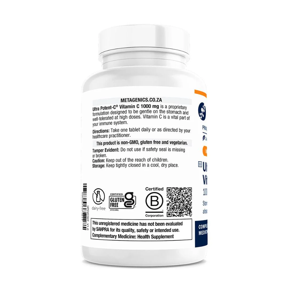 Metagenics - Ultra Potent-C Vitamin C 1000 Tablets 30s - Image 3