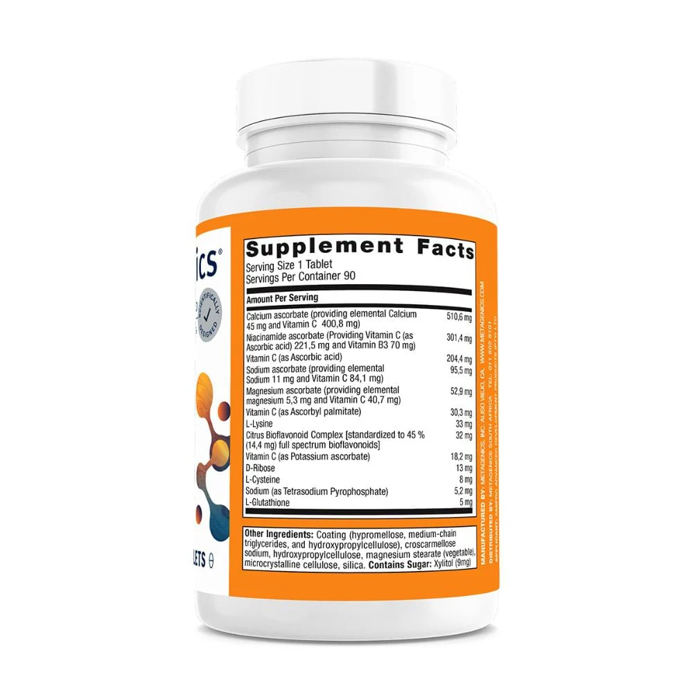 Metagenics - Ultra Potent-C Vitamin C 1000 Tablets 90s - Image 2