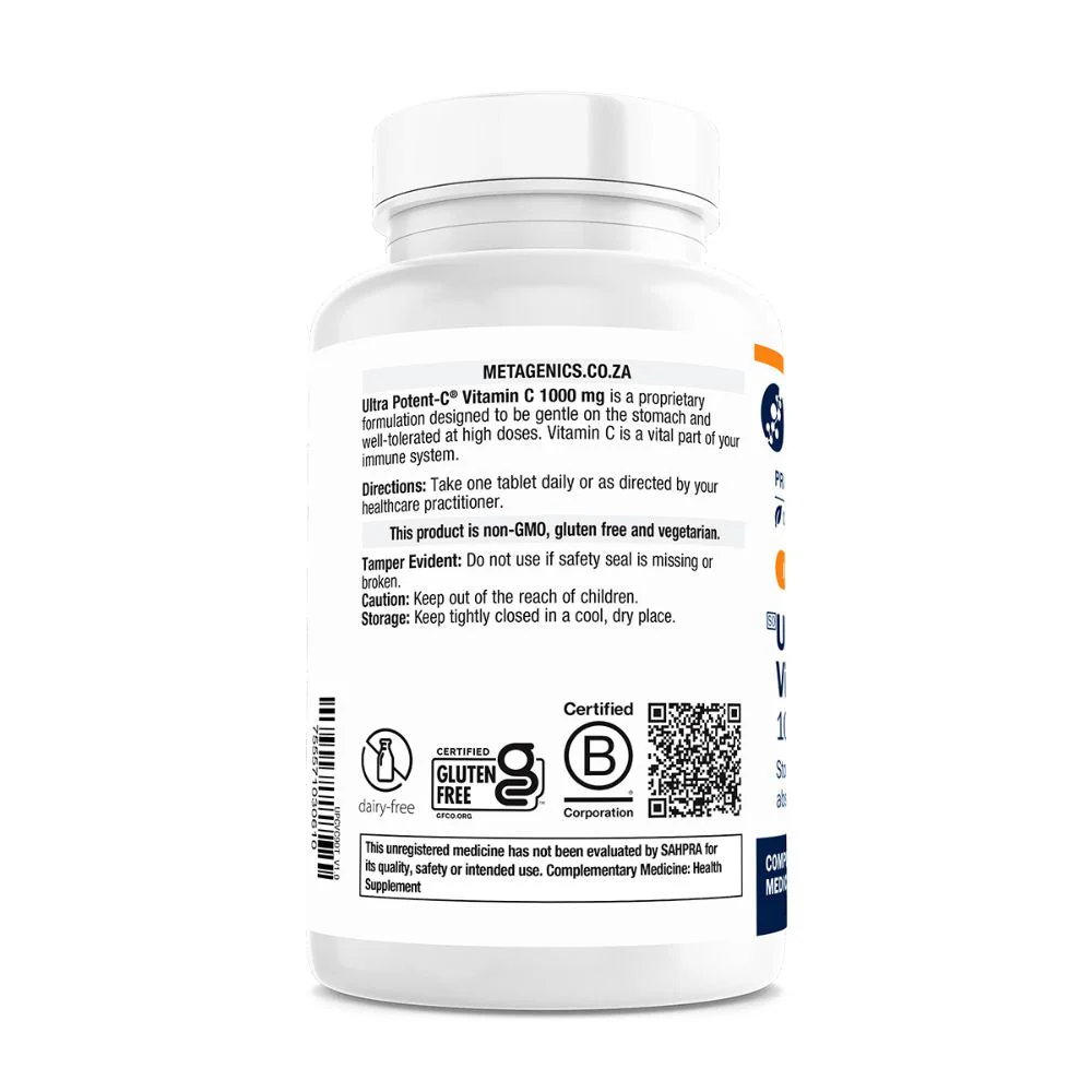 Metagenics - Ultra Potent-C Vitamin C 1000 Tablets 90s - Image 3