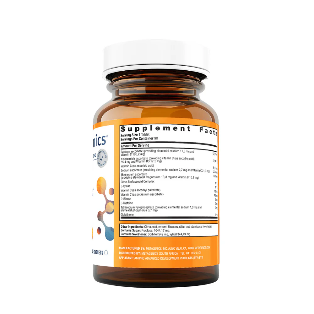 Metagenics - Ultra Potent-C Vitamin C Chewable Tablets 90s - Image 2