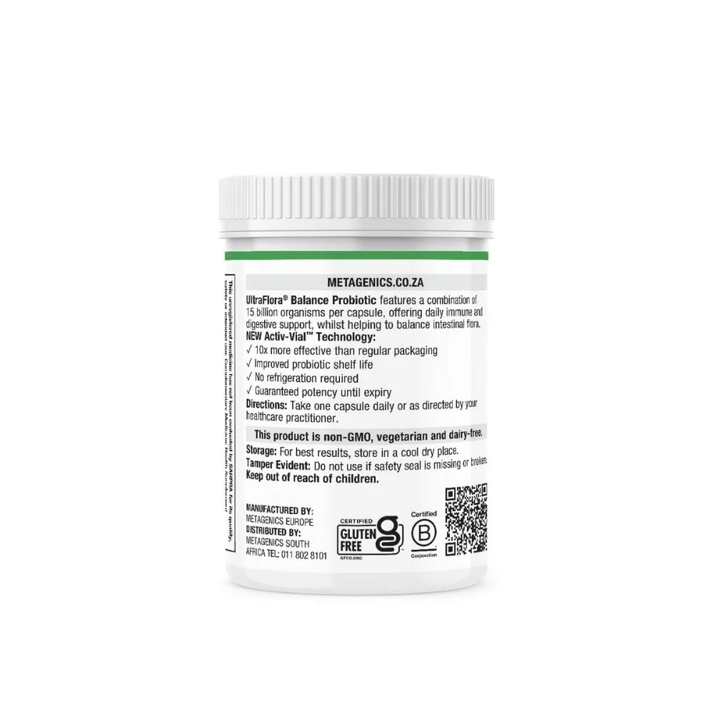 Metagenics - UltraFlora Balance Probiotic 60s - Image 3