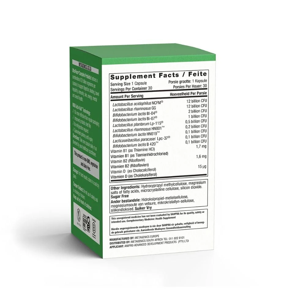 Metagenics - UltraFlora Complete Probiotic 30s - Image 5