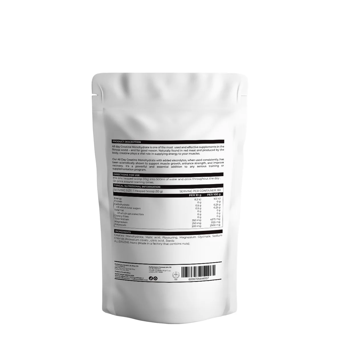 My Wellness - All Day Creatine Orange 800g - Image 2
