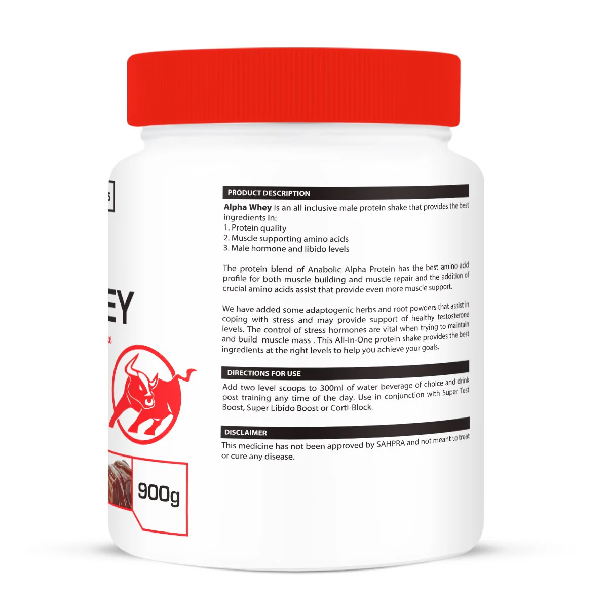 My Wellness - Alpha Whey Double Chocolate 900g - Image 2