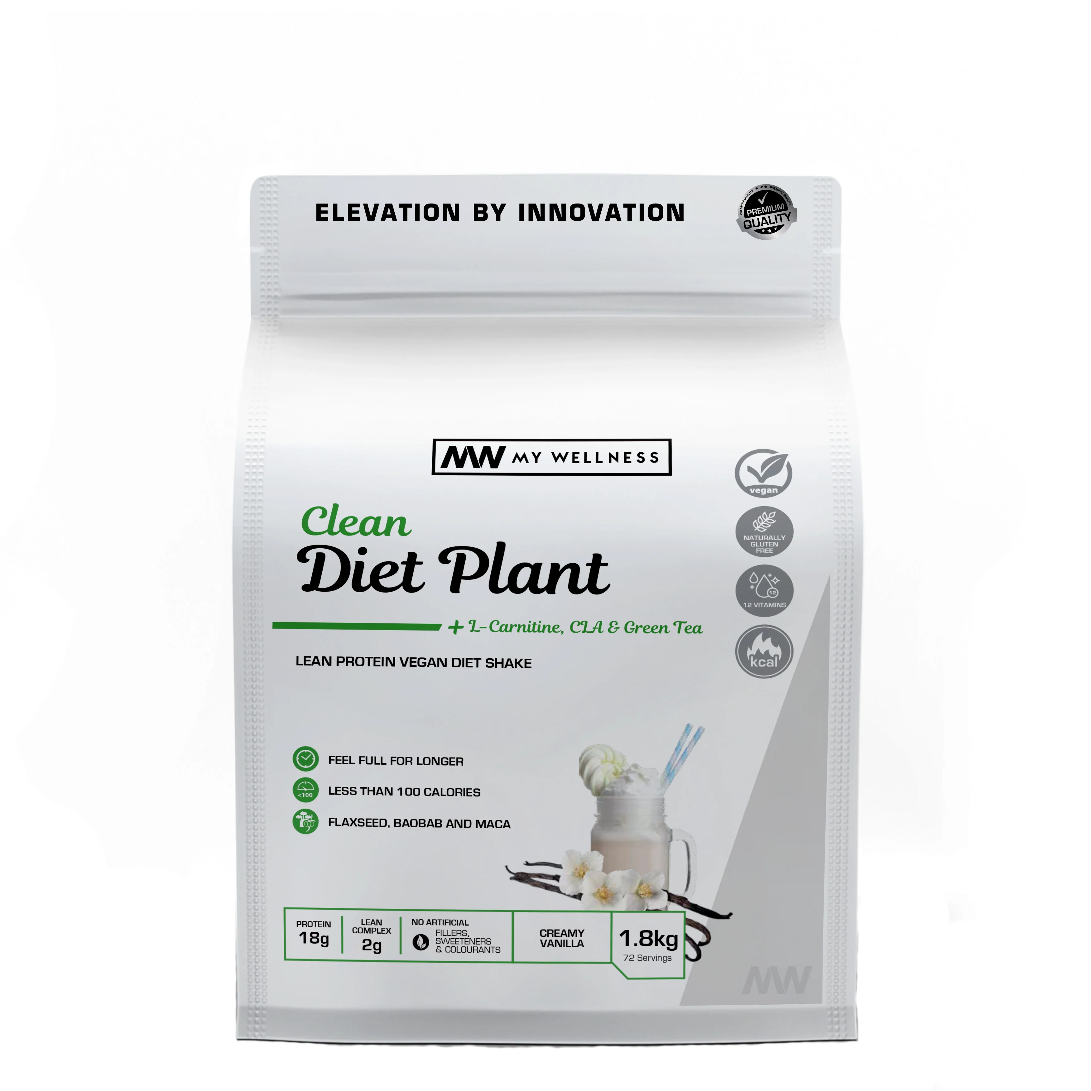 My Wellness - Clean Diet Plant Vanilla 1.8kg