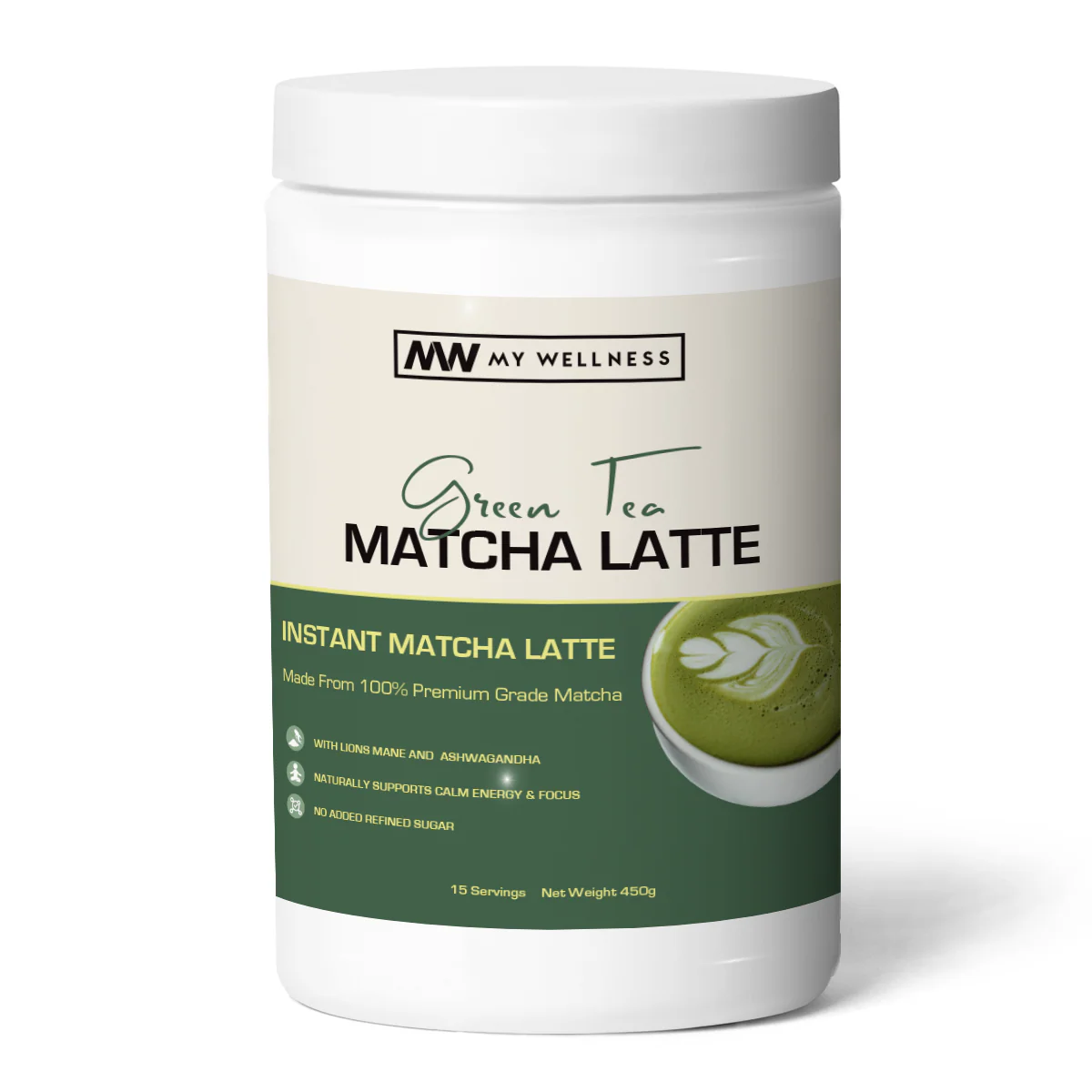 My Wellness - Green Tea Matcha Latte 450g