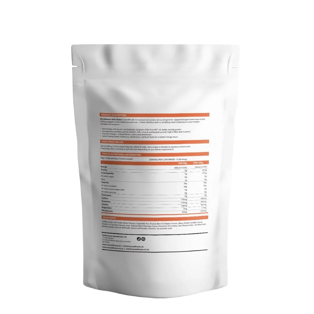 My Wellness - Keto Diet Shake Chocolate 600g - Image 2