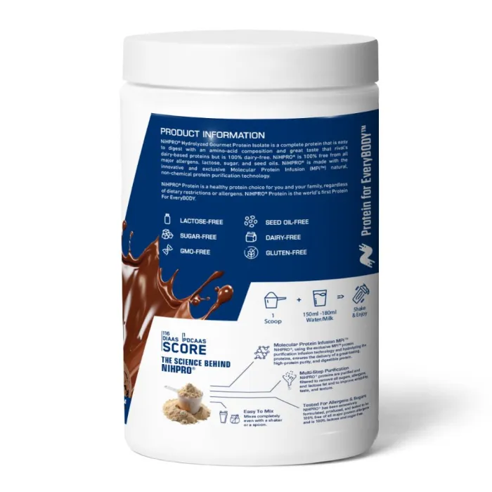 My Wellness - NiHPRO PROTEIN ISOLATE Dutch Chocolate Ice Cream 900g - Image 2