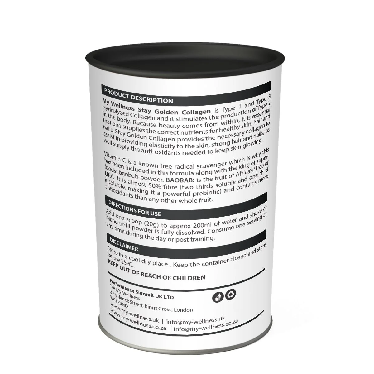My Wellness - Pure Collagen + Vitamin C Unflavoured 1kg - Image 7