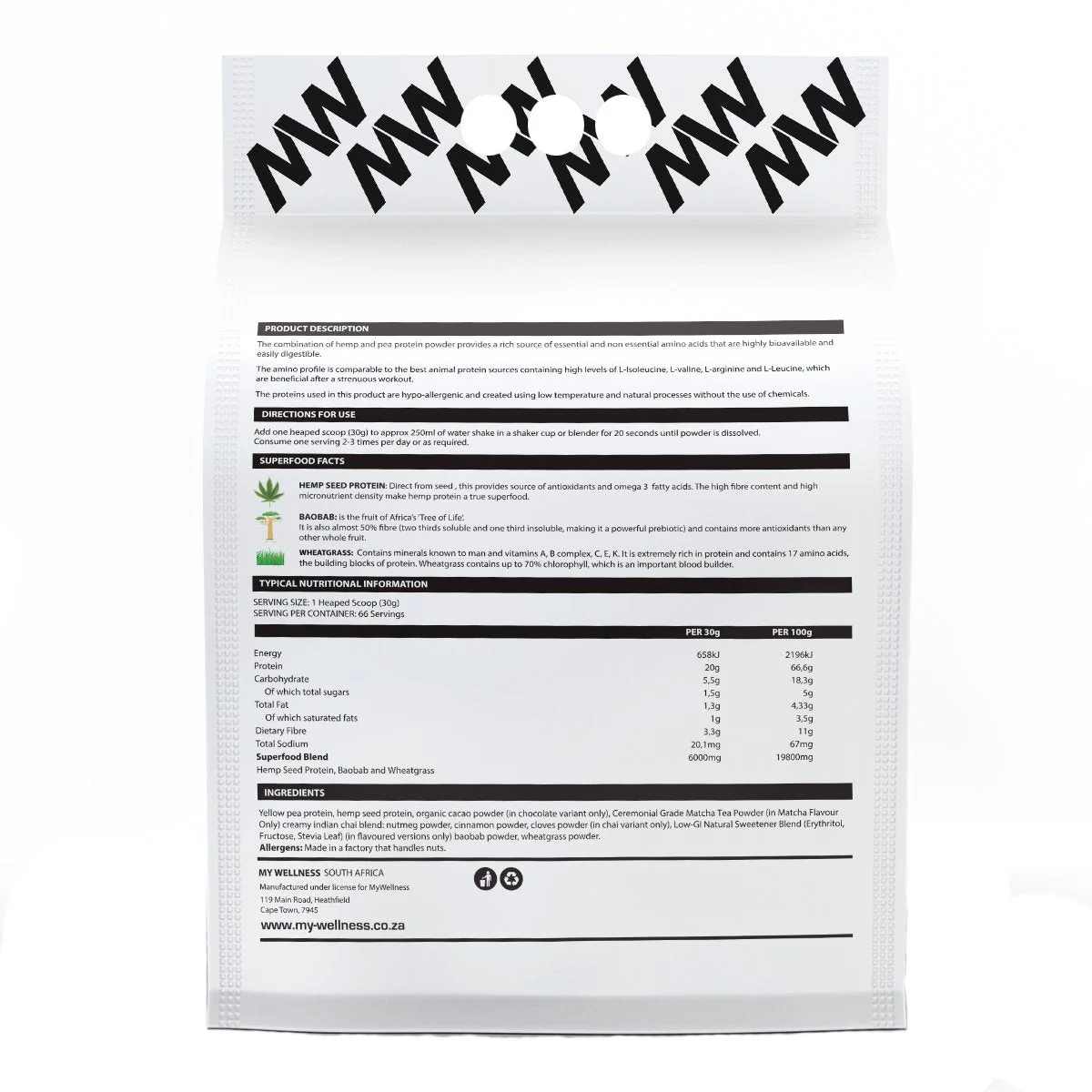 My Wellness - Vegan Protein Chai 450g - Image 3