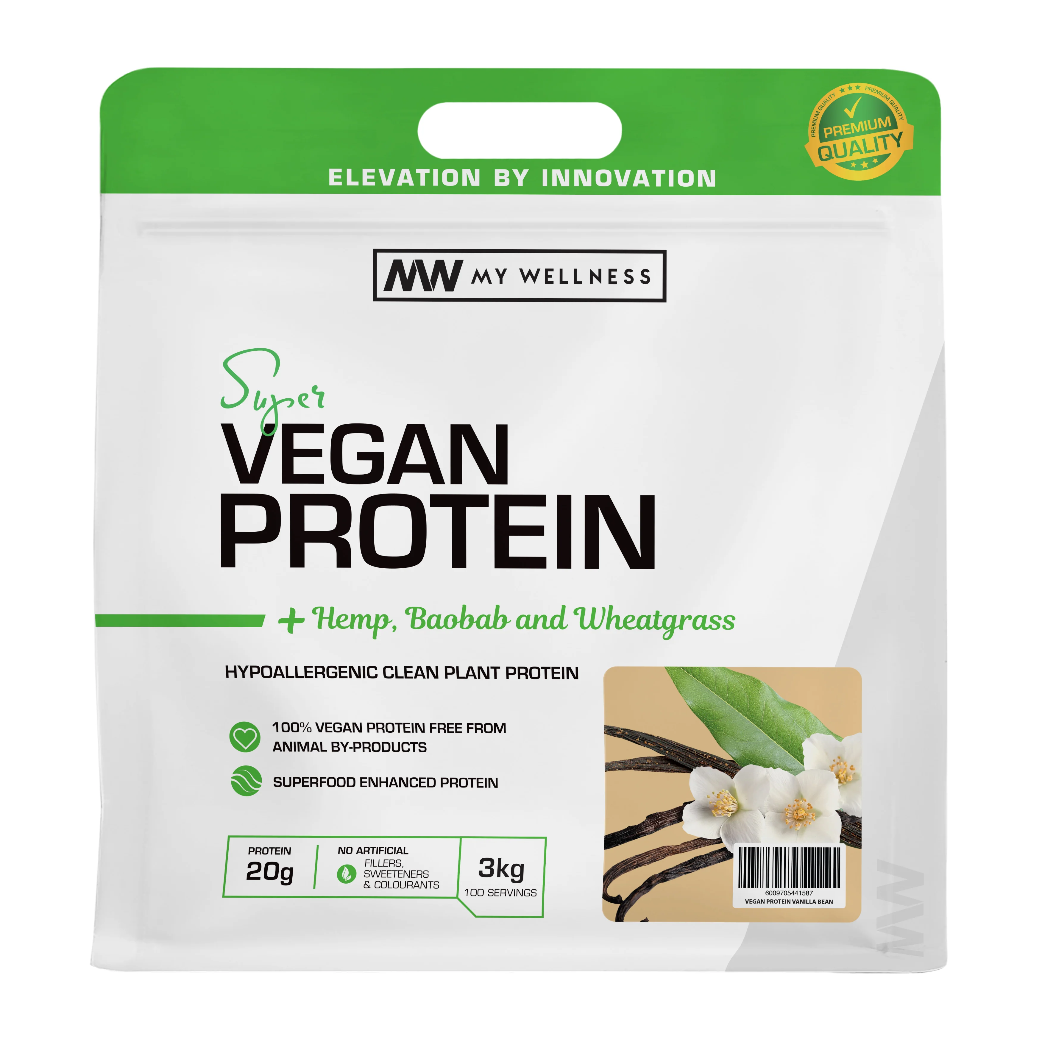 My Wellness - Vegan Protein Vanilla 450g - Image 5