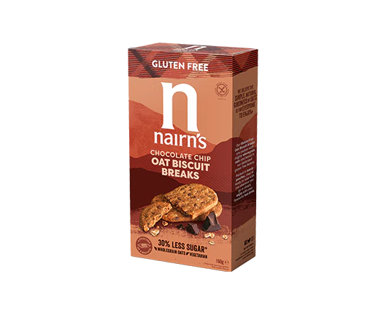 Nairns - Biscuit Breaks Oats & Chocolate Chips 160g - Image 2
