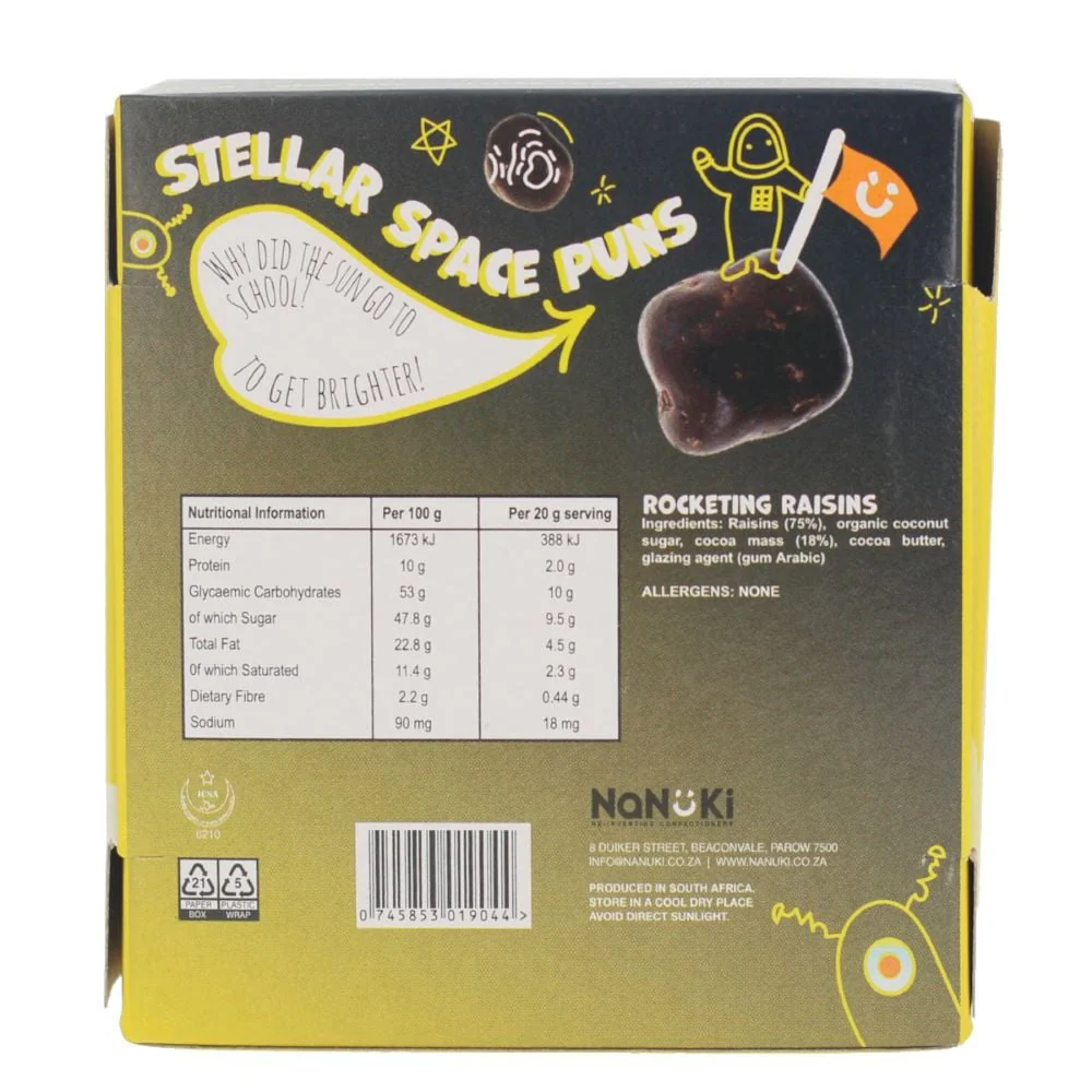 Nanuki - Space Rocks Rocketing Raisins 60g - Image 2