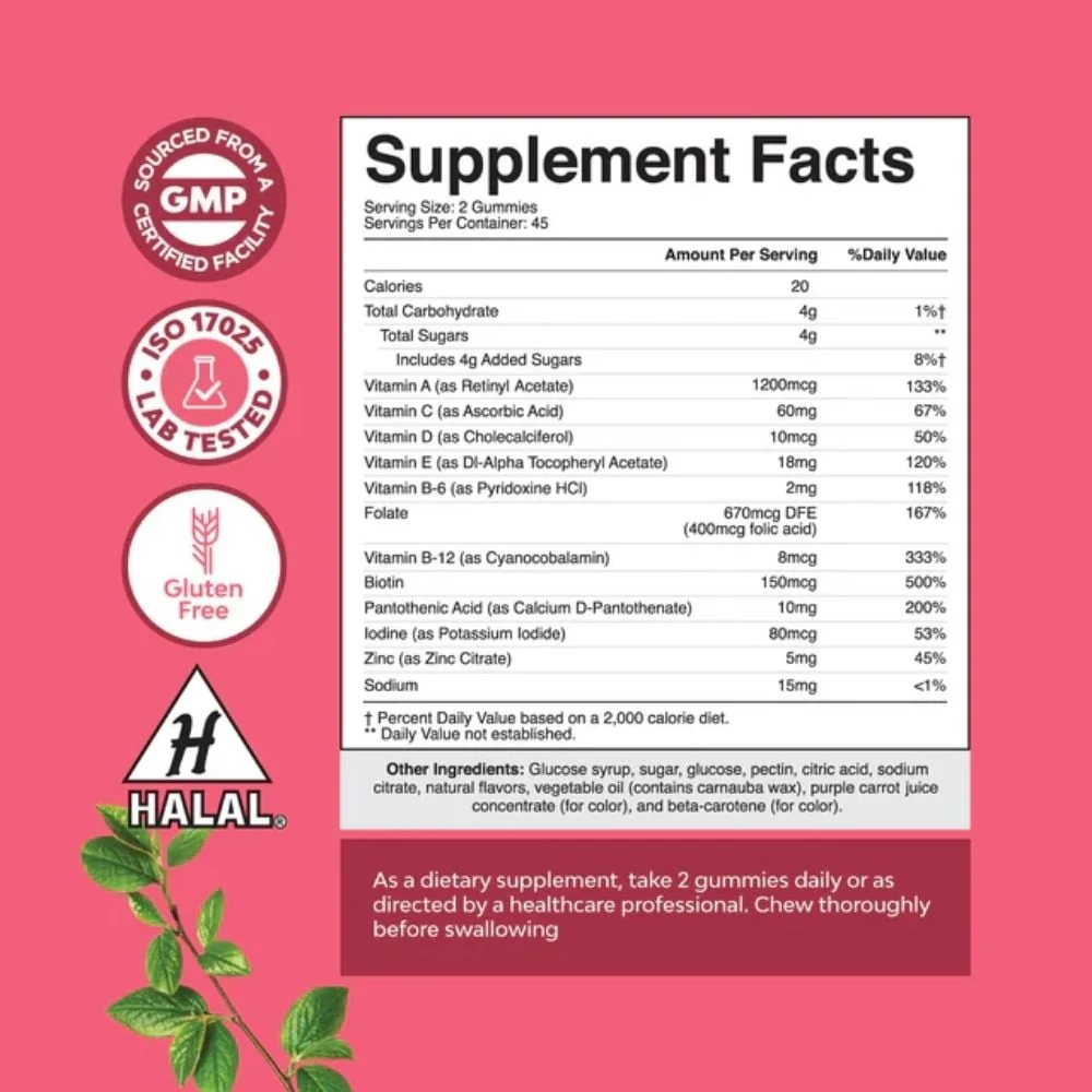 Nature's Craft - Woman's Multivitamin Gummies 90s - Image 2