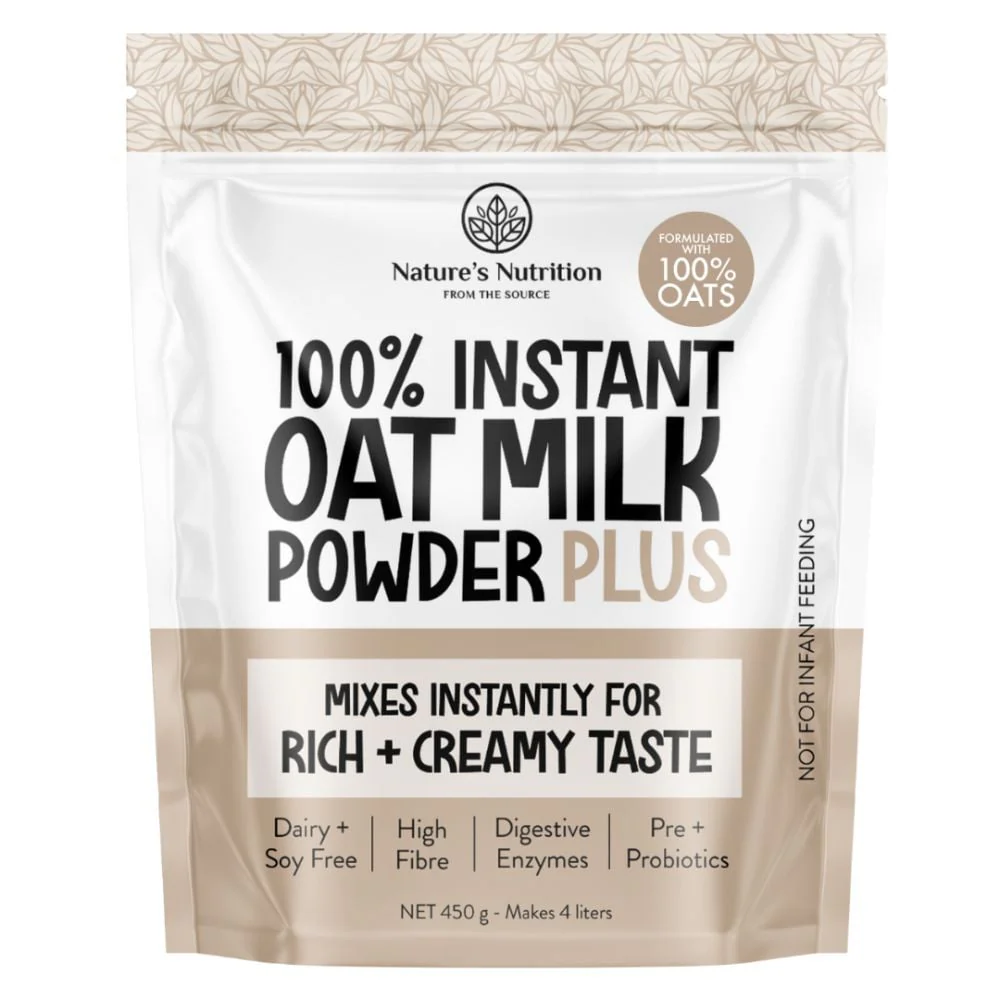 Nature's Nutrition - 100% Instant Oat Milk Powder Plus 450g