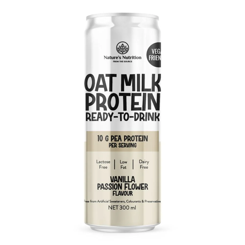 Nature's Nutrition - Oat Milk Protein Ready-To-Drink Vanilla Passion Flower 300ml