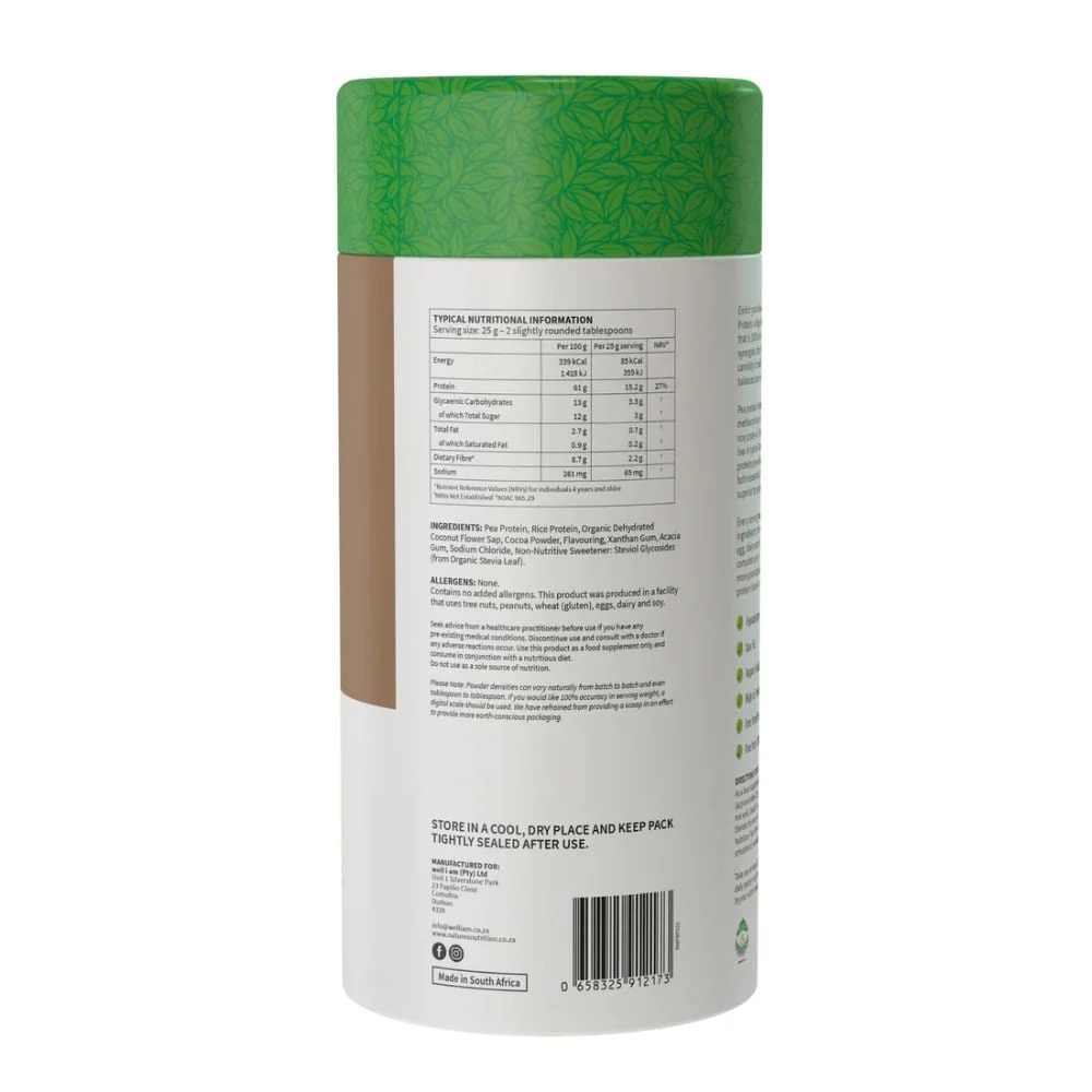 Nature's Nutrition - Plant Protein Chocolate 500g - Image 2