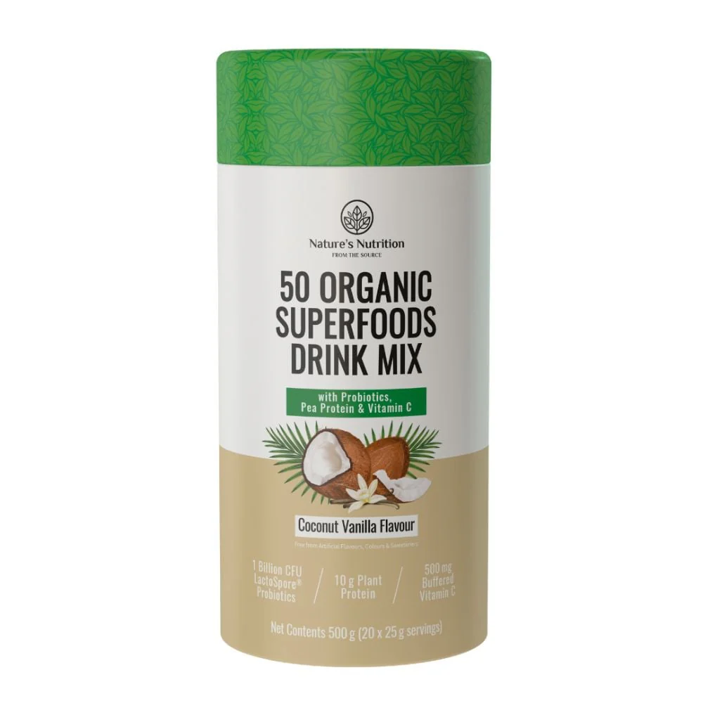 Nature's Nutrition - Superfoods Coconut Vanilla 500g