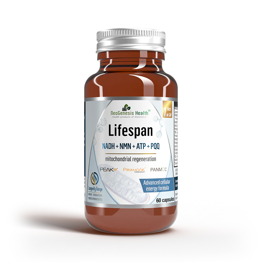 NeoGenesis - Lifespan NMN + NAD + ATP + PQQ 60s