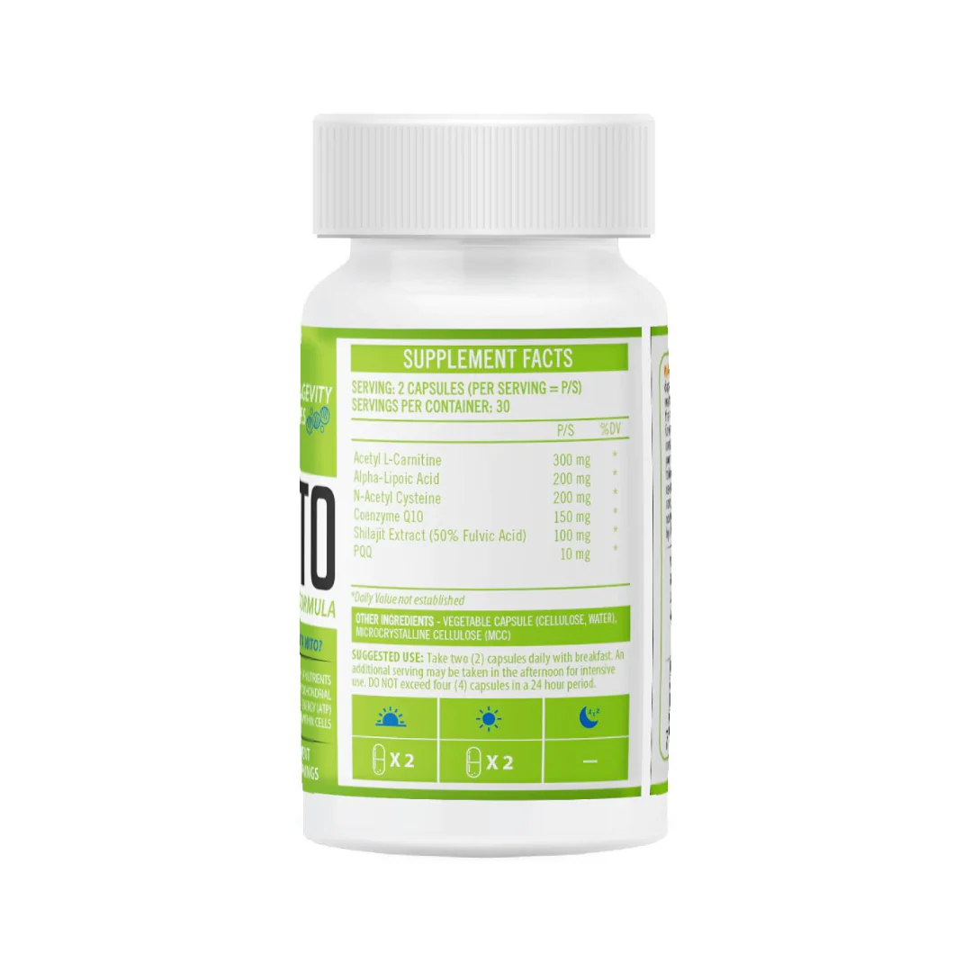 NeuroActive - Vita-Mito Mitochondrial Formula 60s - Image 2