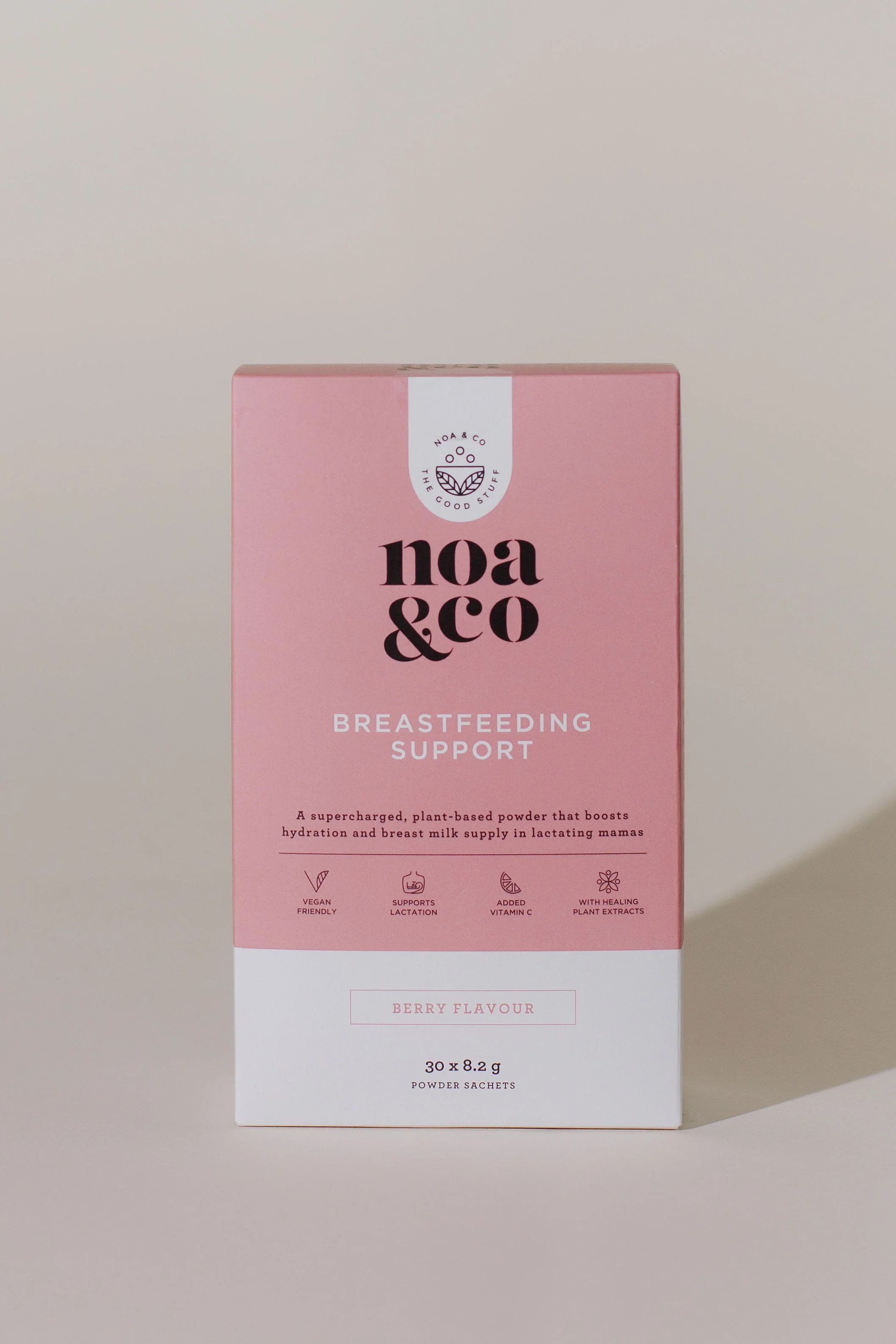 Noa and Co - Breastfeeding Support Berry 30s