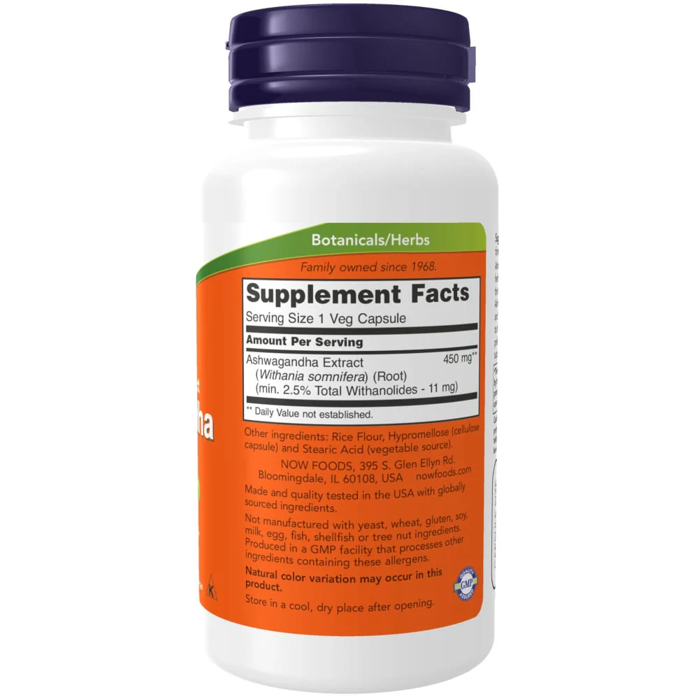 NOW - Ashwagandha 450 mg 90s - Image 2