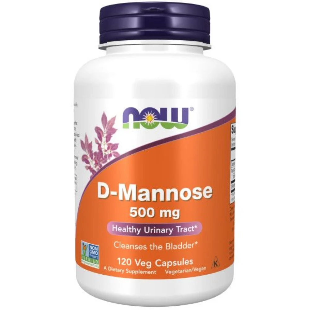 NOW - D-Mannose 500mg 120s
