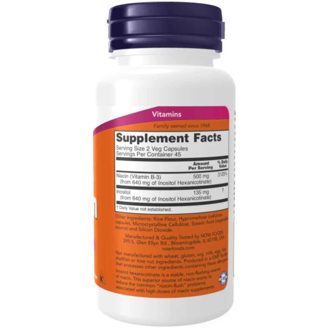 NOW - Flush-Free Niacin 250mg 90s - Image 2