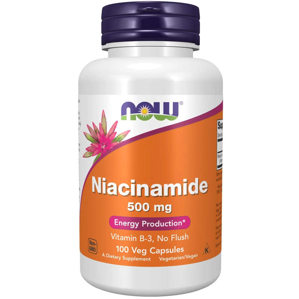 NOW - Niacinamide B3 500mg 100s