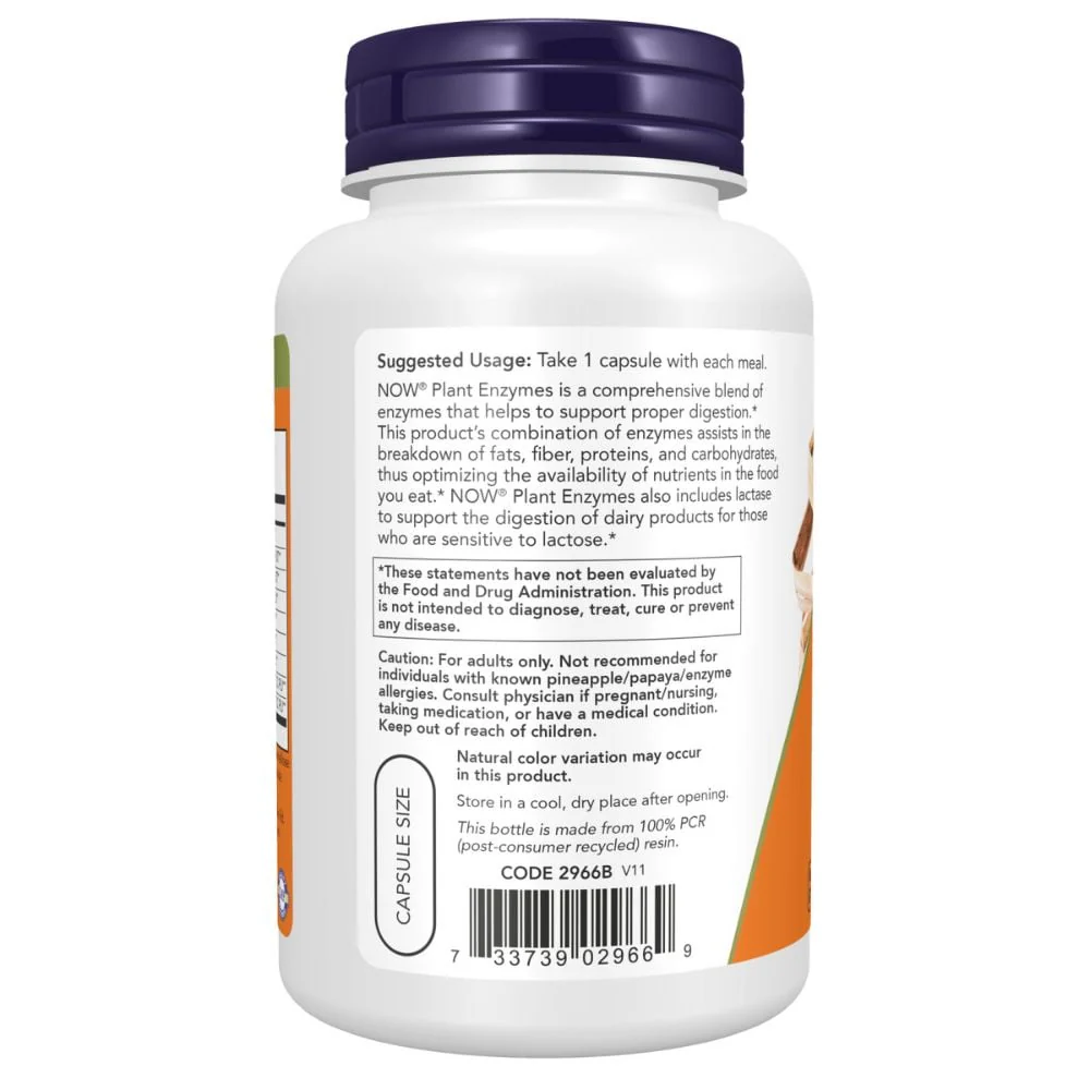 NOW - Plant Enzymes 120s - Image 2