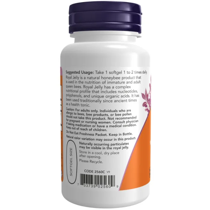 NOW - Royal Jelly 1000mg 60s - Image 3