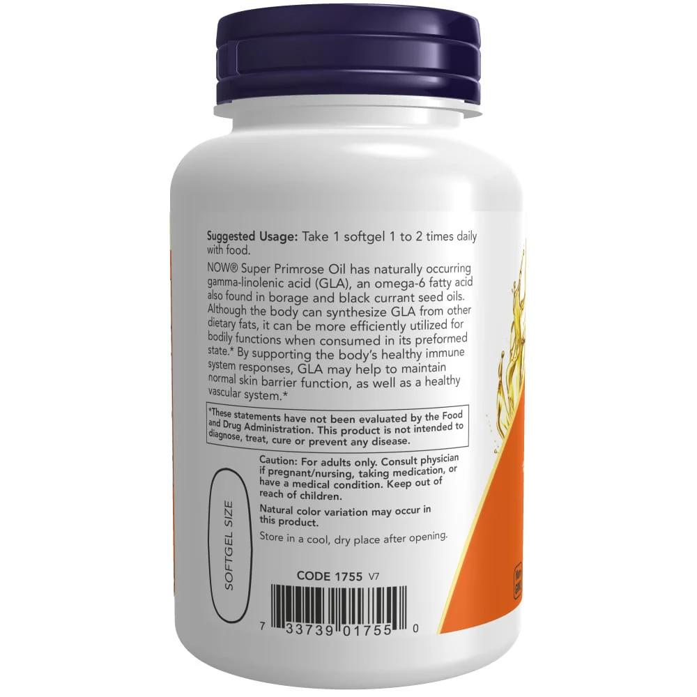 NOW - Super Primrose 1300mg 60s - Image 3