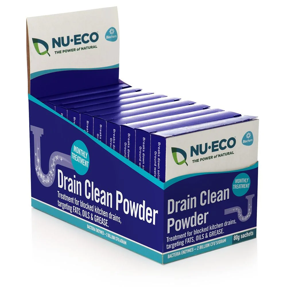 Nu-Eco - Drain Clean Powder 80g - Image 2