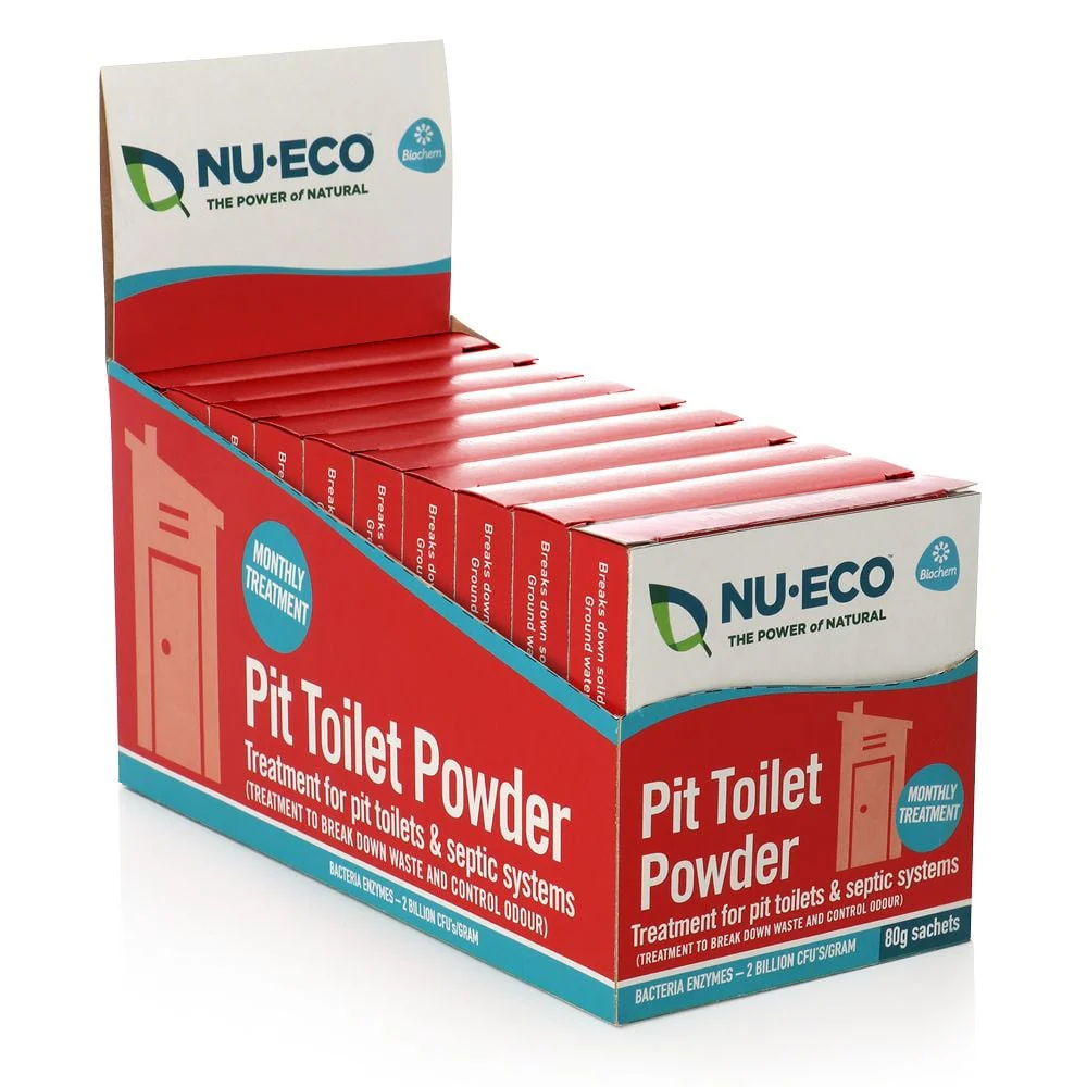 Nu-Eco - Pit Toilet & Septic System Powder 80g - Image 2