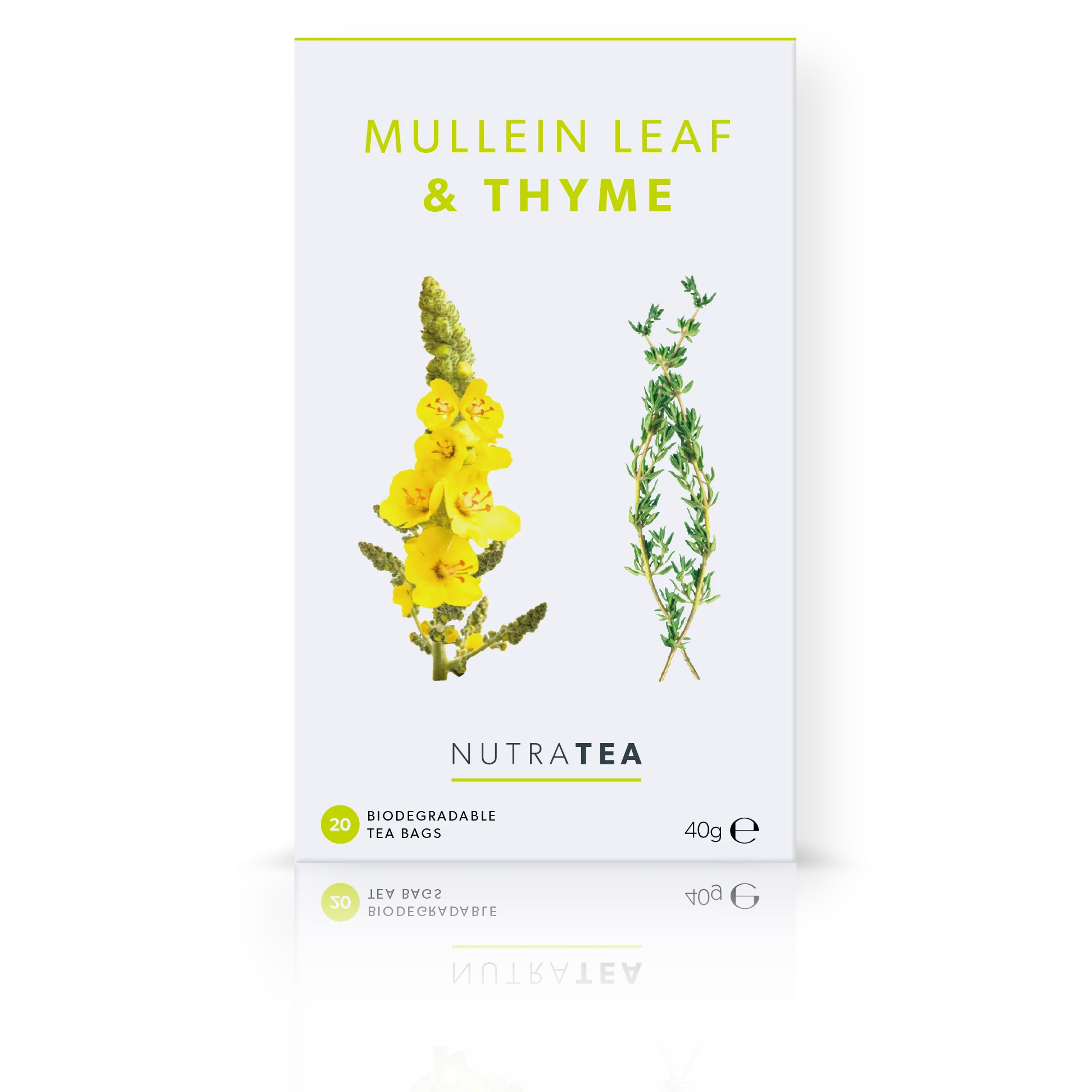 NutraTea - Tea Mullein Leaf & Thyme Herbal Blend 20s 40g
