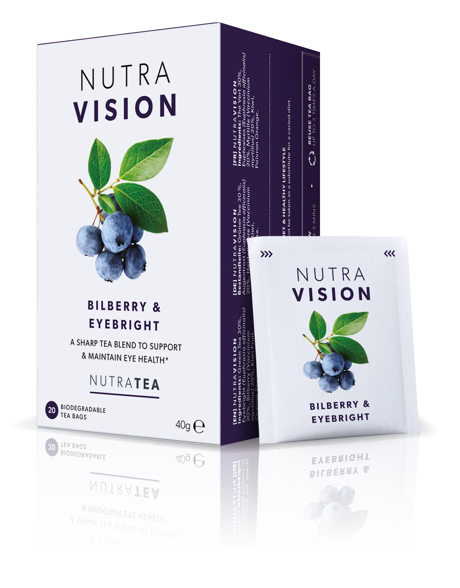 NutraTea - Tea Vision Herbal Blend 20s 40g - Image 2