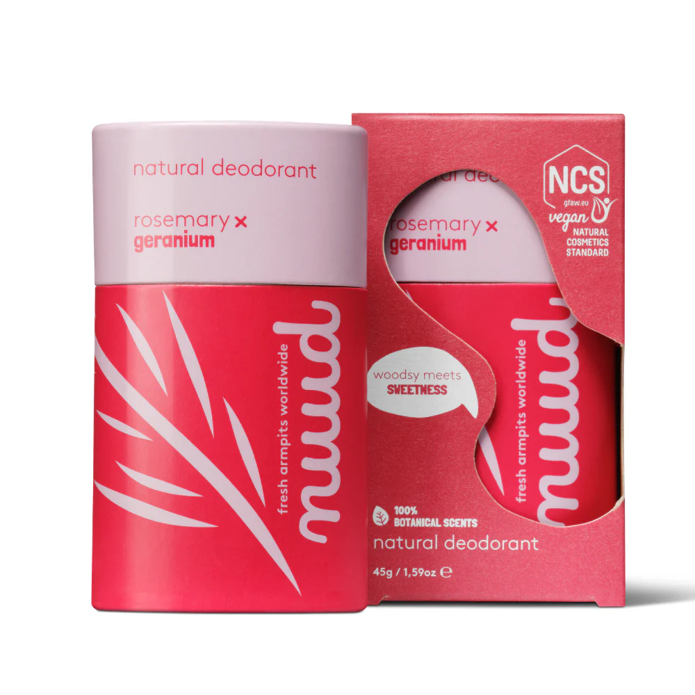 Nuud - Stick Deodorant Rosemary X Geranium 45g - Image 2