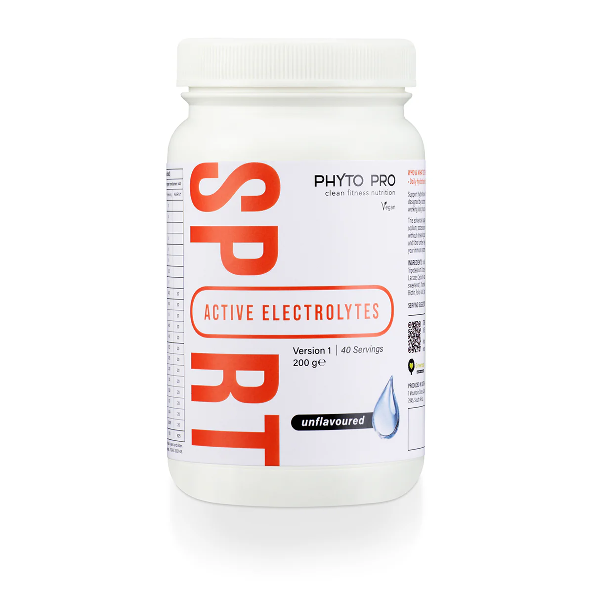 Phyto Pro - Sport Active Electrolytes Unflavoured 200g