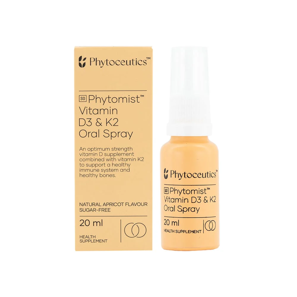 Phytoceutics - Phytomist Vitamin D3 & K2 25ug Oral Spray 20ml