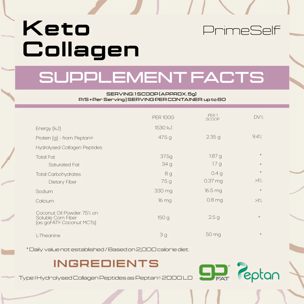PrimeSelf - Keto Collagen 300g - Image 2